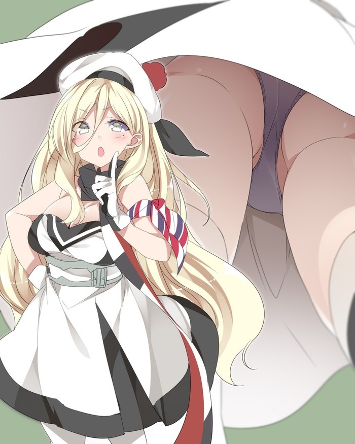 Richelieu - NSFW, Kantai Collection, Richelie, Нижнее белье, Трусы, Anime Art, Аниме