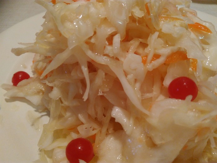 Sauerkraut Quick Delicious Recipe - My, Sauerkraut, Recipe, Video, Video recipe, Quickly, Snack, Cabbage, Cooking