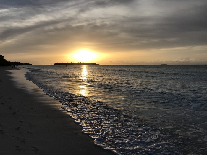 Maldivian sunsets - My, Sunset, Maldives, Longpost, The photo