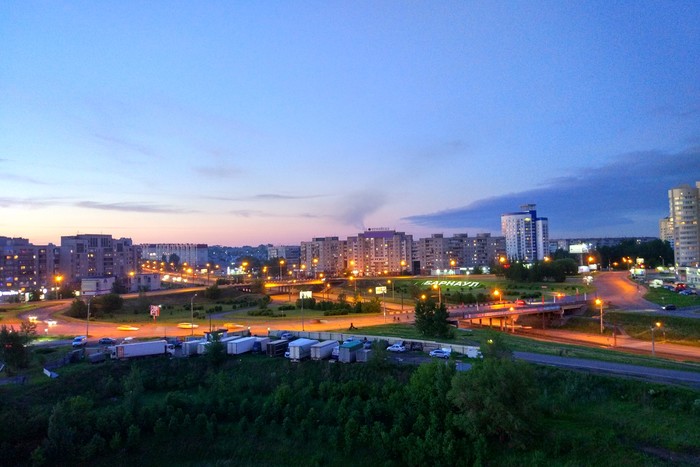 Just a view from the balcony - My, Altai, Barnaul, Mortgage, Parents, Altai Republic