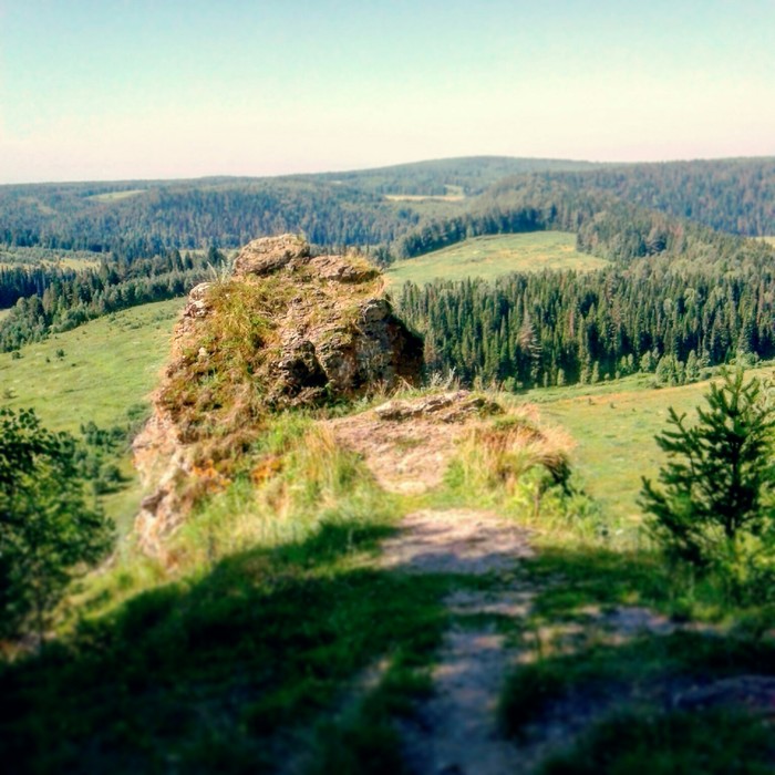 Vakutin stone - Grey, A rock, Video, Longpost, Ural, Nature