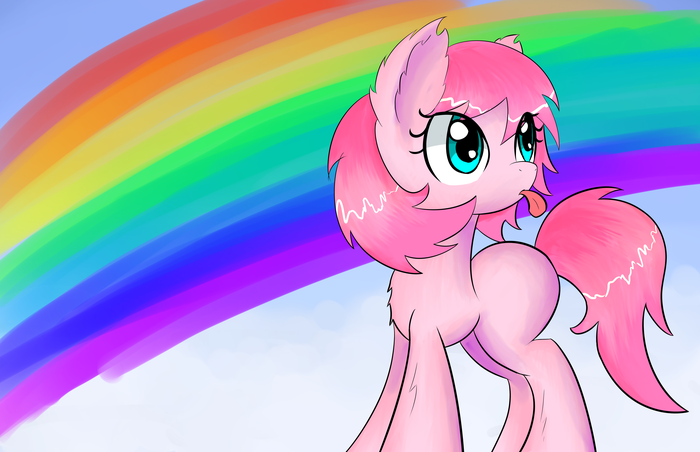 Blep  Fluffle! Fluffle Puff, Original Character, Ponyart, My Little Pony