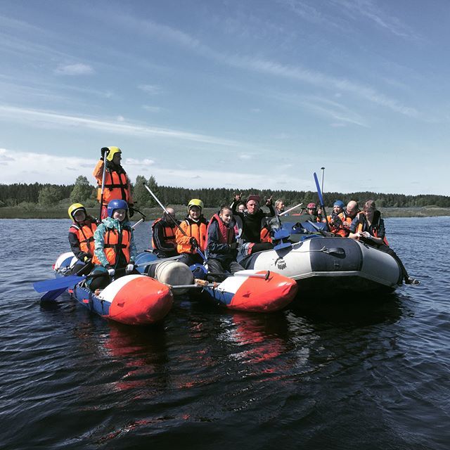 Rafting in Karelia on the Suna River - My, Alloy, River rafting, Карелия, Leisure, Hike, Relaxation, Travels, Tourism, Longpost