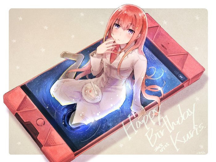 And today is the birthday of everyone's favorite Assistant! - Visual novel, Anime, Art, Birthday, Steins gate, Steins Gate 0, Kurisu makise, Amadeus