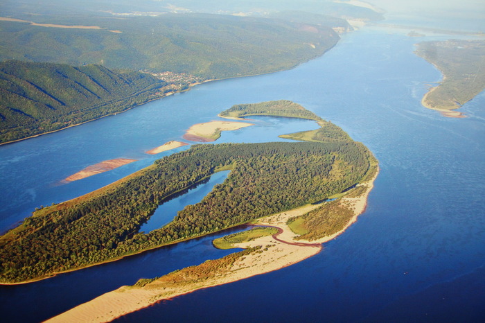 Samarskaya Luka through the eyes of birds - Samarskaya luka, Repost, The photo, Longpost