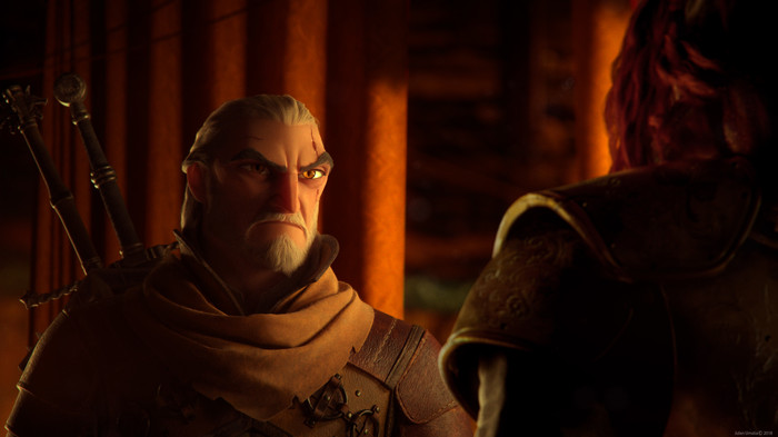 What would Geralt look like if Pixar made a cartoon about him? - , Games, Geralt of Rivia, Longpost, Game art, The Witcher 3: Wild Hunt, Witcher