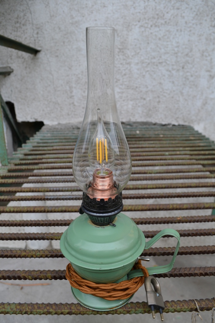 Lamps for cat lamp stories. - My, Handmade, Лампа, Pipe, Loft, Loft, Needlework without process, Longpost