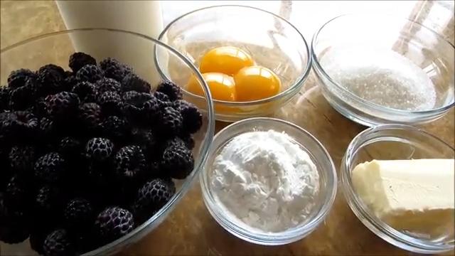 Tarts (tartlets) with custard and black raspberries - My, Food, Dessert, Baskets, Yummy, Preparation, Recipe, Video recipe, Longpost, Other cuisine, Video