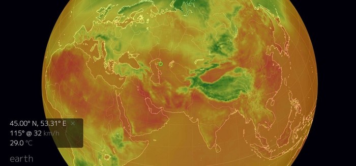 The record heat of the summer of 2018 can be viewed on an interactive globe - Weather, The science, Climate, Heat, news, the globe, Planet Earth