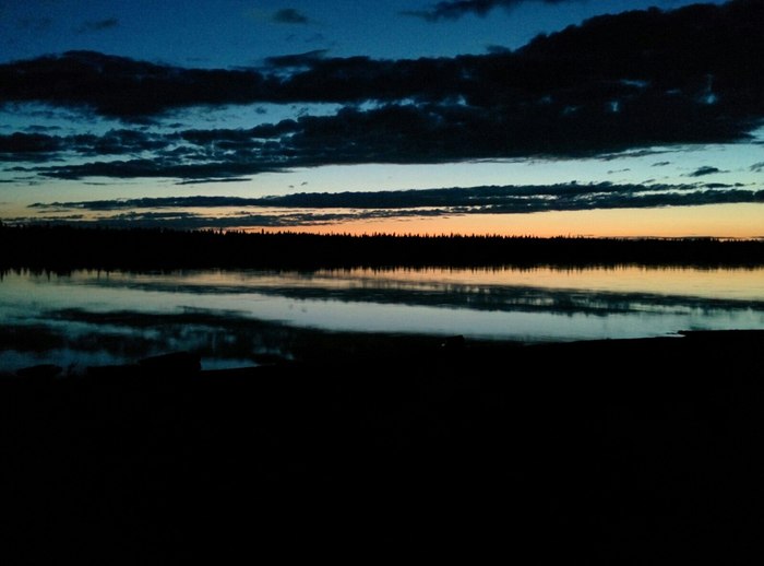 Smooth - My, Sunset, River, Reflection, Pechora, Komi, Evening, Landscape