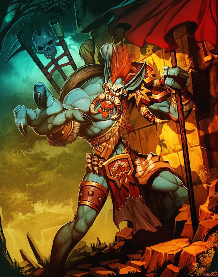 Vol'jin by GENZOMAN.