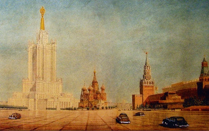 Moscow. Seven Sisters - Moscow, Architecture, seven sisters, Longpost, Stalin