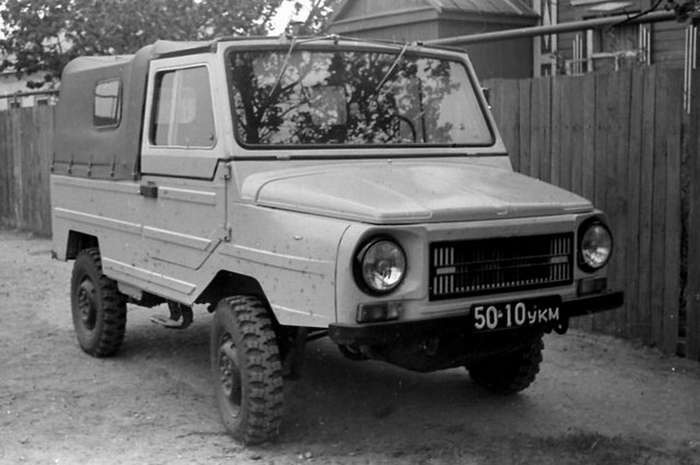 LuAZ-969. The same small Soviet SUV built on the basis of Zaporozhets - Loise, Loise-969, , SUV, Longpost, Old photo