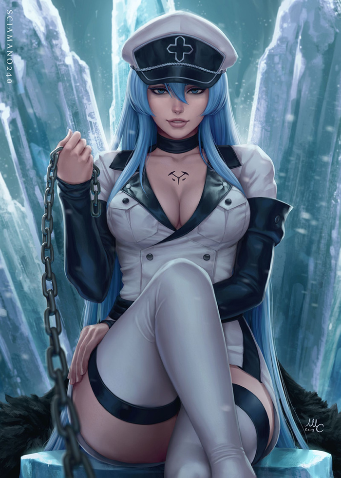 Esdeath - Akame ga Kill! Art - Art, Anime, Anime art, Akame ga kill, Esdeath, Sciamano240