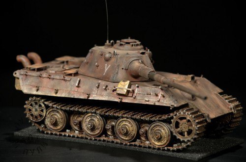 PANTHER - Modeling, Stand modeling, The Second World War, Longpost