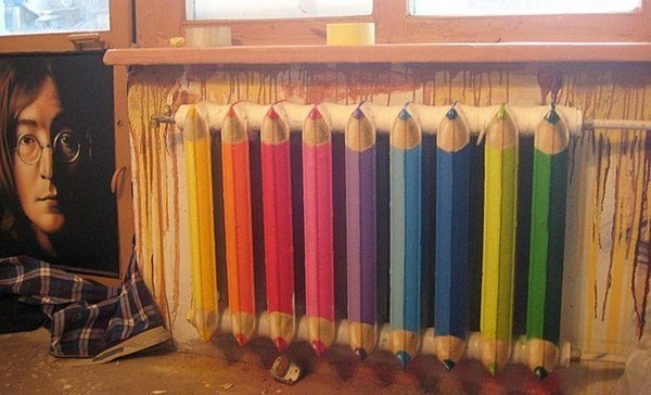 Decorate the radiator - Radiator, , Heating, Creative, Design, Decor, Longpost