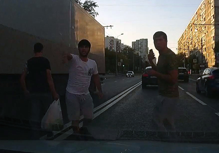 Characters without nationality mixed up their native village and the street - My, Violation of traffic rules, Video, Negative, Moscow, No rating, Inadequate, Longpost, GIF