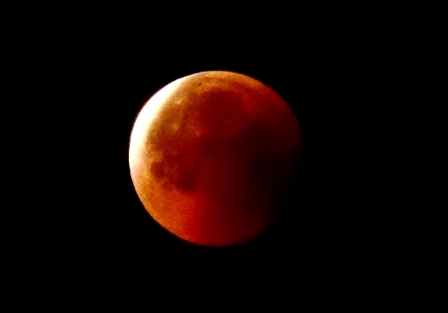 Lunar eclipse and opposition with Mars in the Urals, July 27-28, 2018 - My, Eclipse, , Mars, Ural, Full moon, Longpost