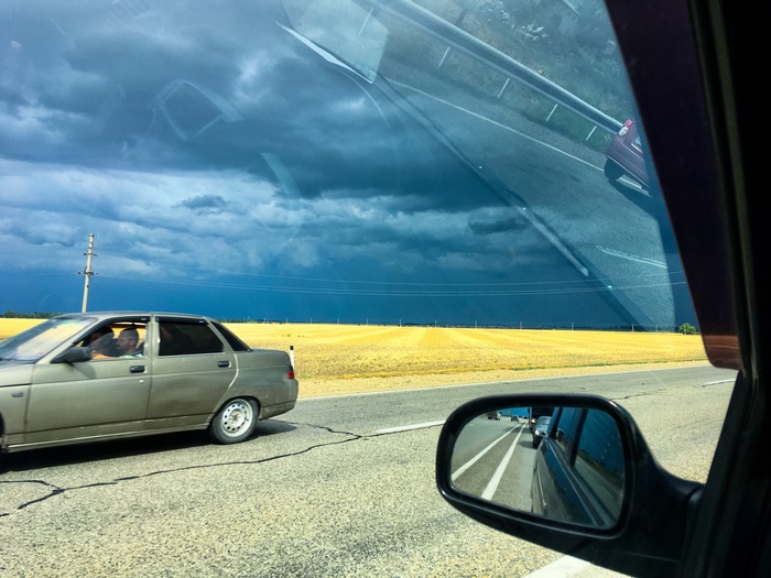 On the way to sunny Krasnodar - Krasnodar, The clouds, My