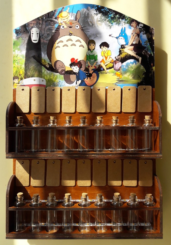 Sand collection shelf - My, A shelf, Collection, Sand, Hayao Miyazaki, Presents, Longpost, Anime