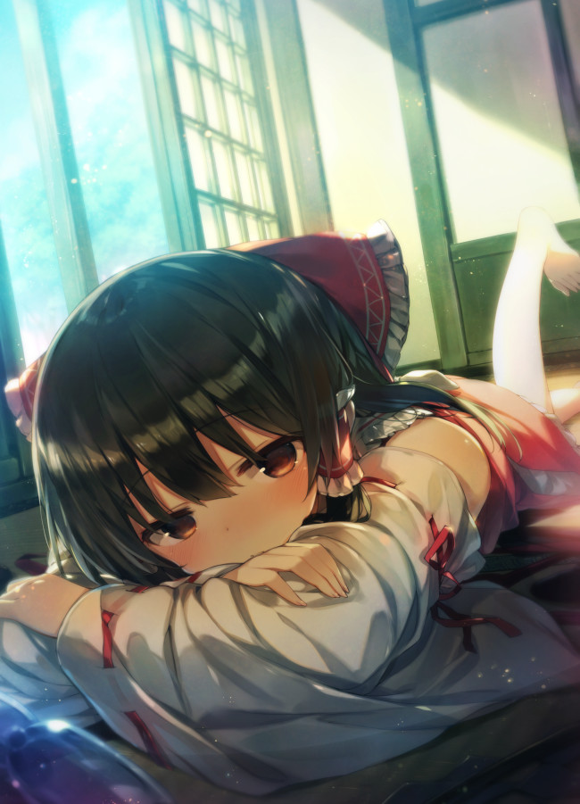 Hakurei Reimu - Touhou, Anime art, Anime, Not anime, Hakurei Reimu, Shinoba