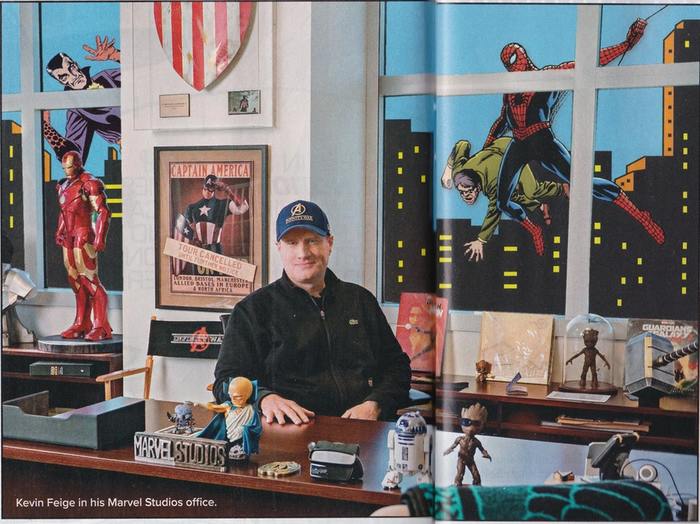 Take a look at Kevin Feige's office - Marvel, Работа мечты, Kevin Feige, Office