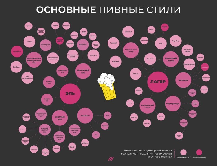 Основные пивные стили - Телеканал Дождь, Пиво, Картинки, Лагер, Эль, Вид