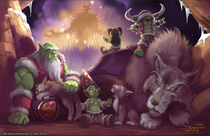 Милый арт от одного из официальных аккаунтов Blizzard!