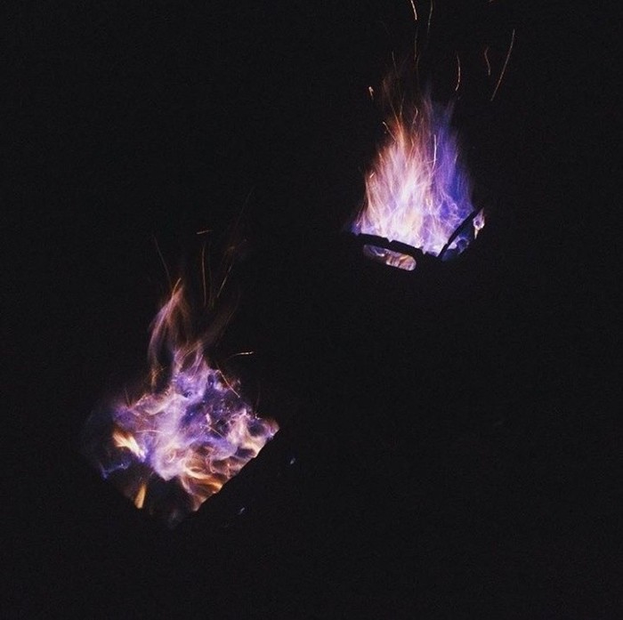 Someone threw a fire there - Fire, Instagram, The photo, Beautiful, Longpost