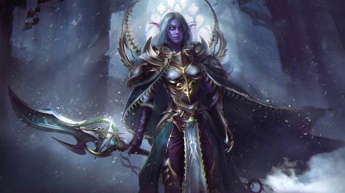 Night Elf Art - Art, , Wow, World of warcraft, Warcraft, Night elfs