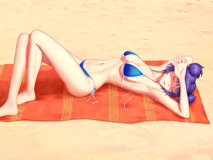 In the city +25 SUMMER ) - Endless summer, Visual novel, Lena, Art, , Beskweet