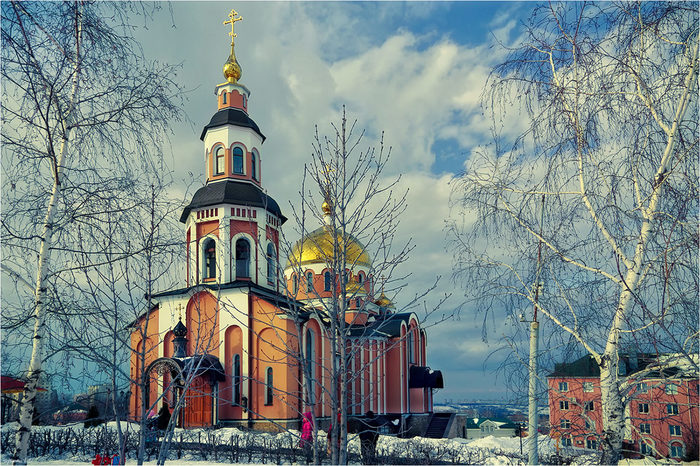 Color selection. - Temple, Photoshop, Saratov, The photo