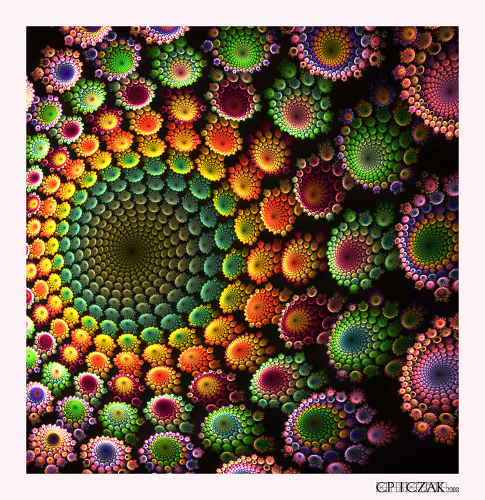 Коллаж-слияние Фракталы, Коллаж, Хобби, Плакат, Длиннопост