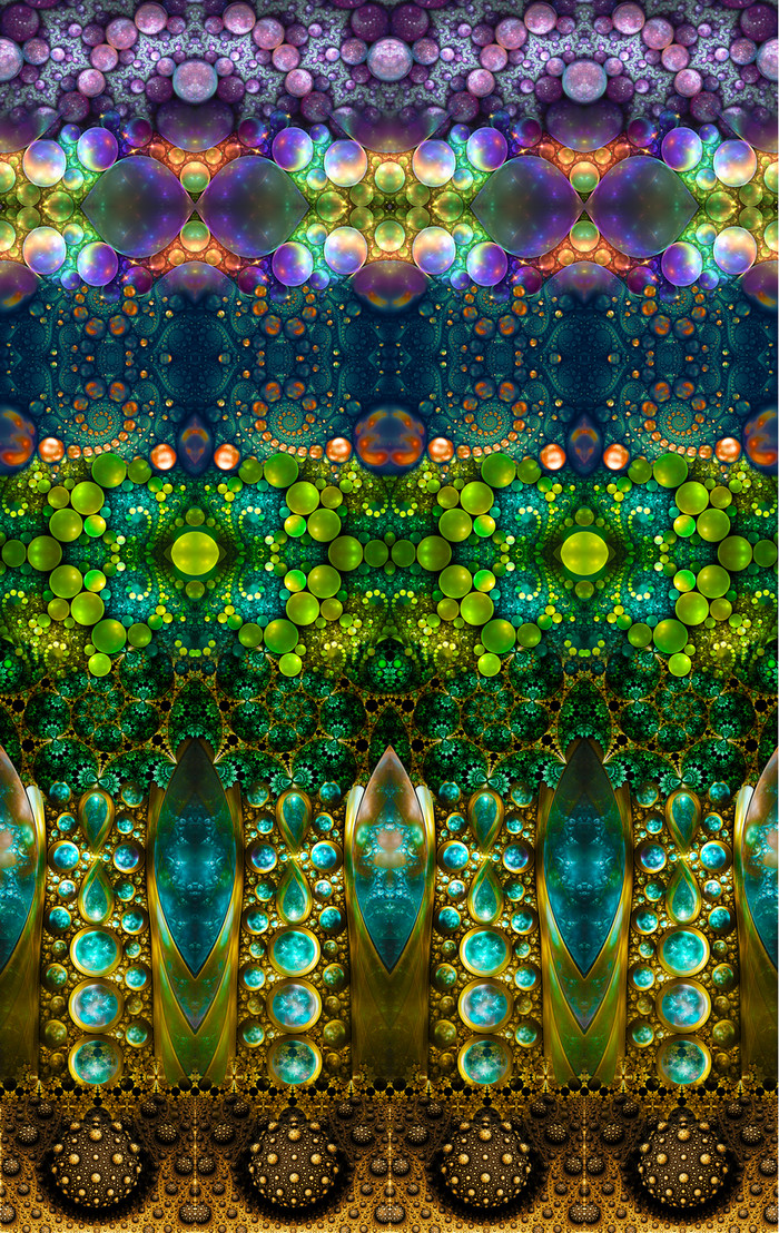 Коллаж-слияние Фракталы, Коллаж, Хобби, Плакат, Длиннопост