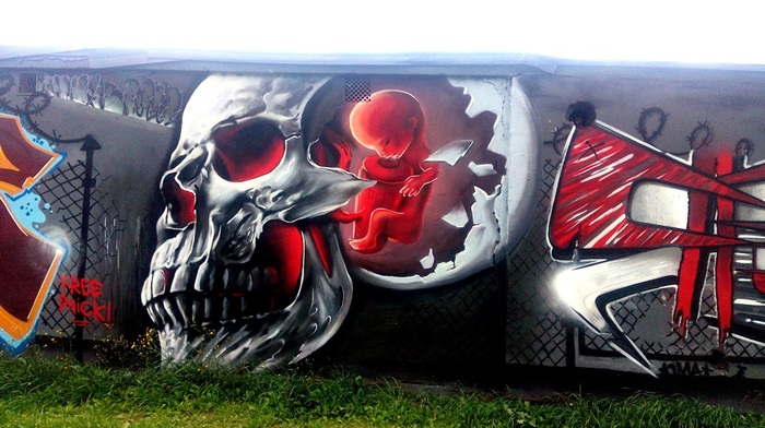 Poland. - My, Poland, Longpost, Work abroad, Travels, Drive, A life, Graffiti, Street art