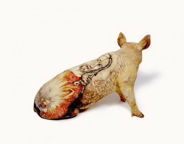 Pig tattoo - Pig, Farm, Tattoo, Longpost