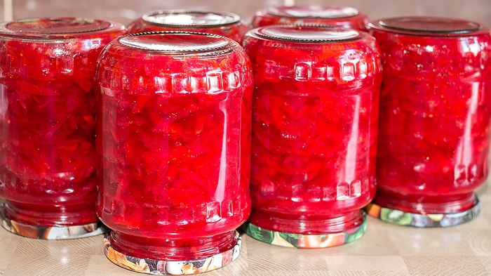 The best preparation for the winter! Borschovka with bell pepper - My, , Blanks, , Recipe, Video recipe, Cooking, Food, Irinacooking, Video, Longpost