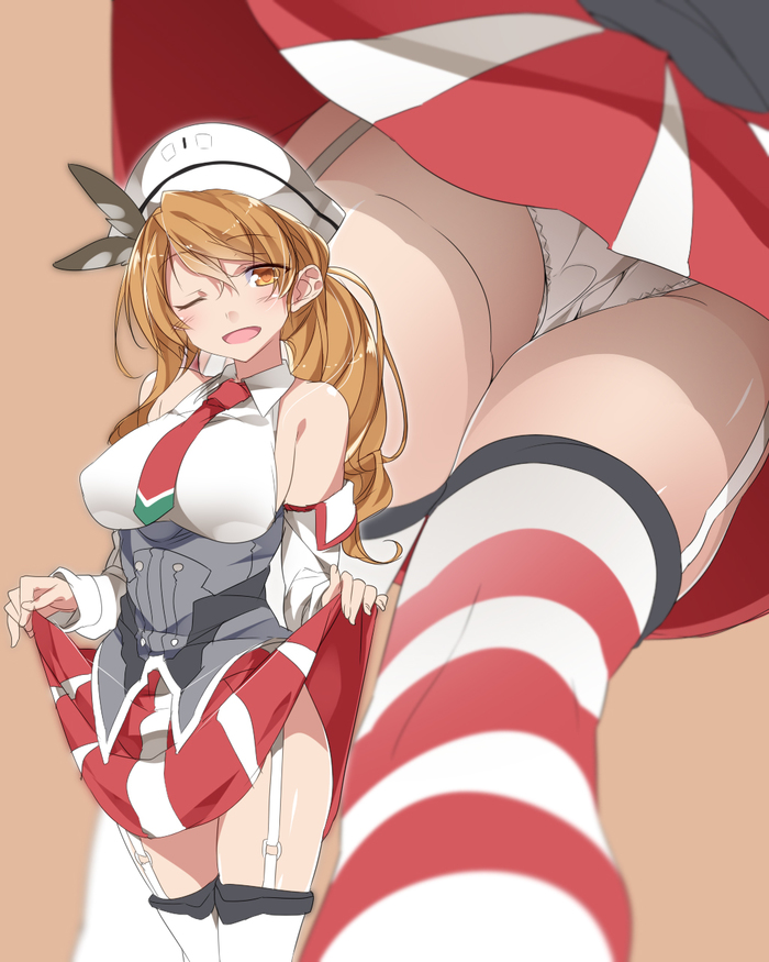 Littorio - NSFW, Kantai Collection, Littorio, Трусы, Этти, Нижнее белье, Anime Art, Аниме