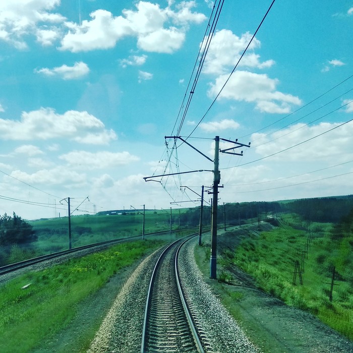 Romance of the Sverdlovsk railway. - My, Russian Railways, Nature, Longpost