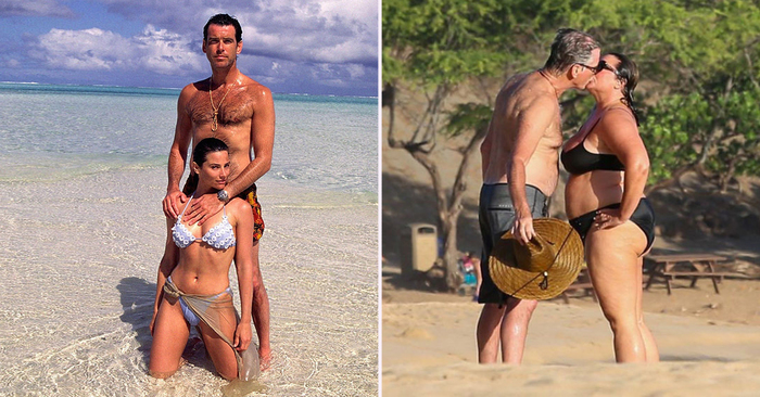 How to find happiness: Pierce Brosnan and his wife celebrated their 25th anniversary - James Bond, Marriage, Pierce Brosnan, Longpost, silver wedding, Celebrities, Love