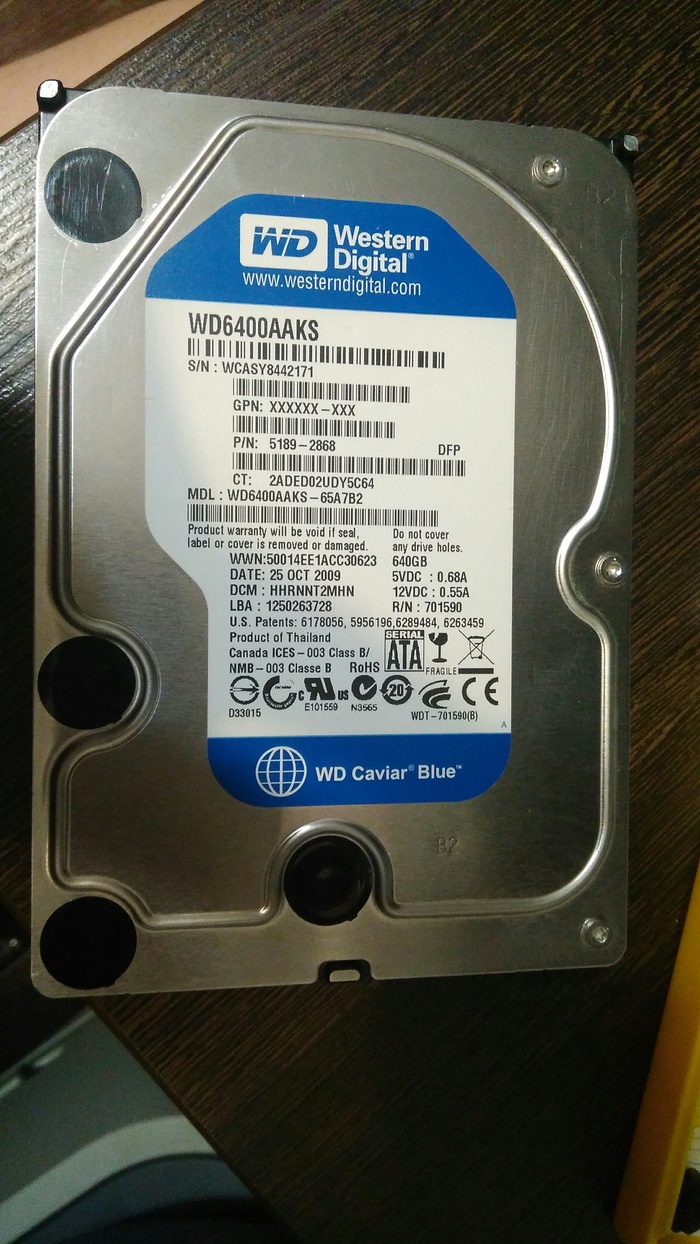 Неожиданно простой ремонт ЖД WD6400AAKS - Моё, Жесткий Диск, Ремонт, Окисление, Длиннопост, Благовещенск, Ремонт компьютеров, Пайка