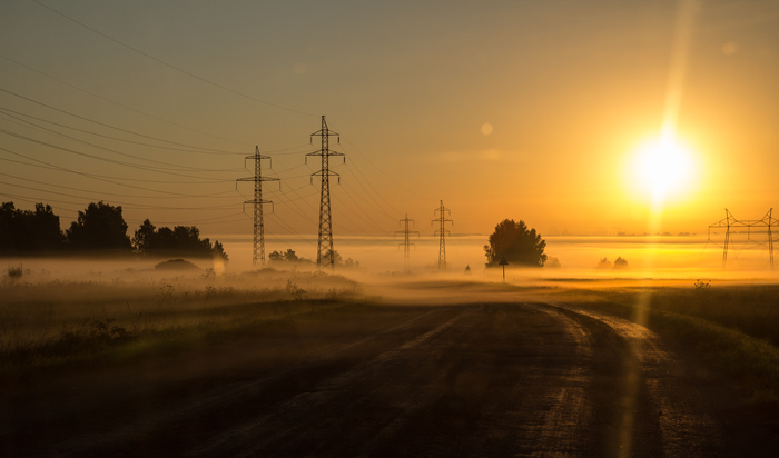 Eternal explosion... - My, The photo, dawn, The sun, Fog, Kemerovo region - Kuzbass, 