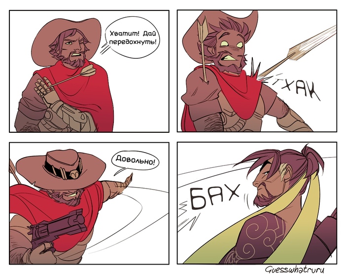  , Guesswhatruru, Overwatch, McCree, Hanzo