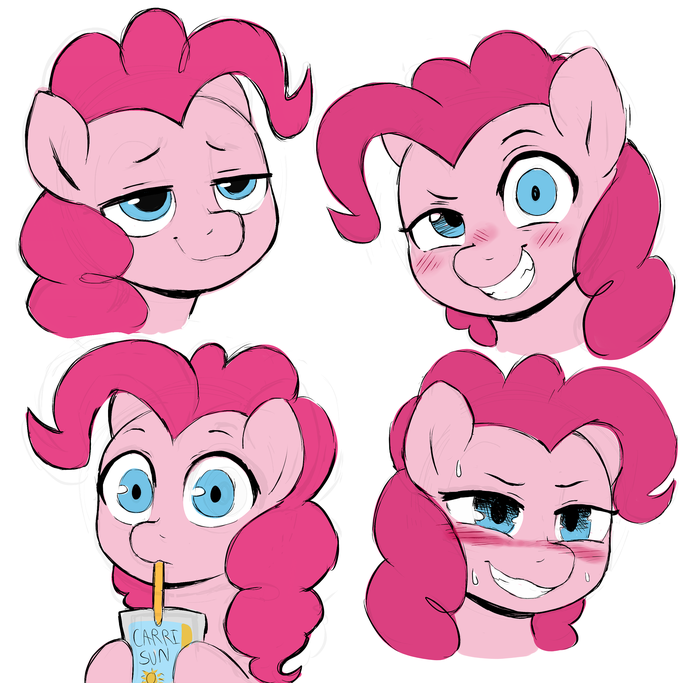 Pinkie's Emotions My Little Pony, Ponyart, Pinkie Pie