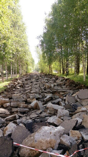 3D pavement - Repair, The photo, Sidewalk, Syktyvkar