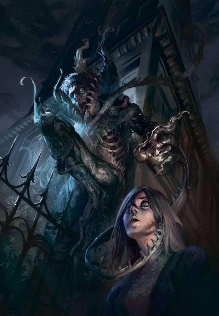 Картинки для альбом-проекта EVILBOOK Evilbook, Ужасы, Иллюстрации, Чудовища, Альбом, Длиннопост