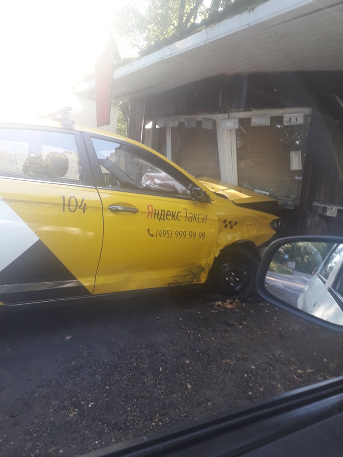 No title - Taxi, Longpost, Road accident, Yandex Taxi