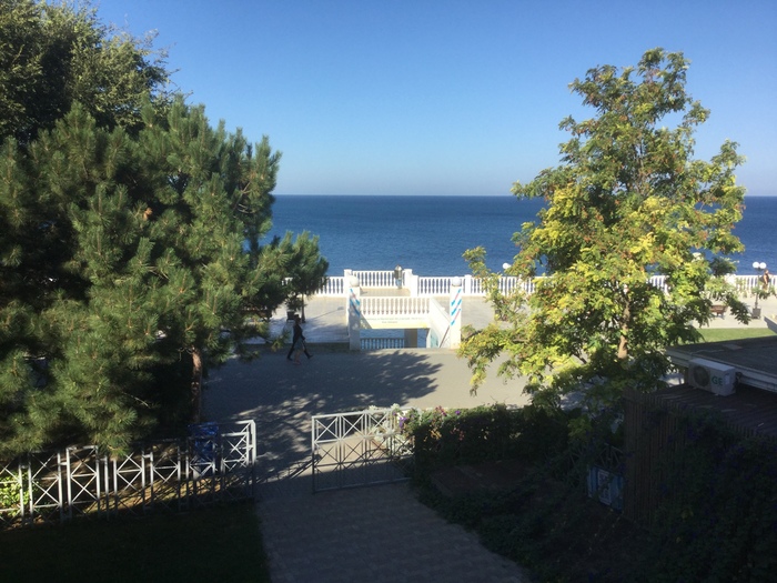 View from the window for the next week - My, Black Sea, Anapa, Relaxation, Summer, Краснодарский Край, Vacation
