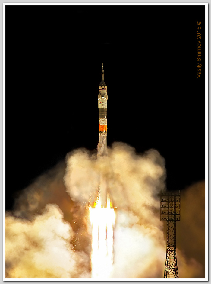Start Soyuz with an international crew. - My, Rocket, Start, Baikonur, Union, The photo