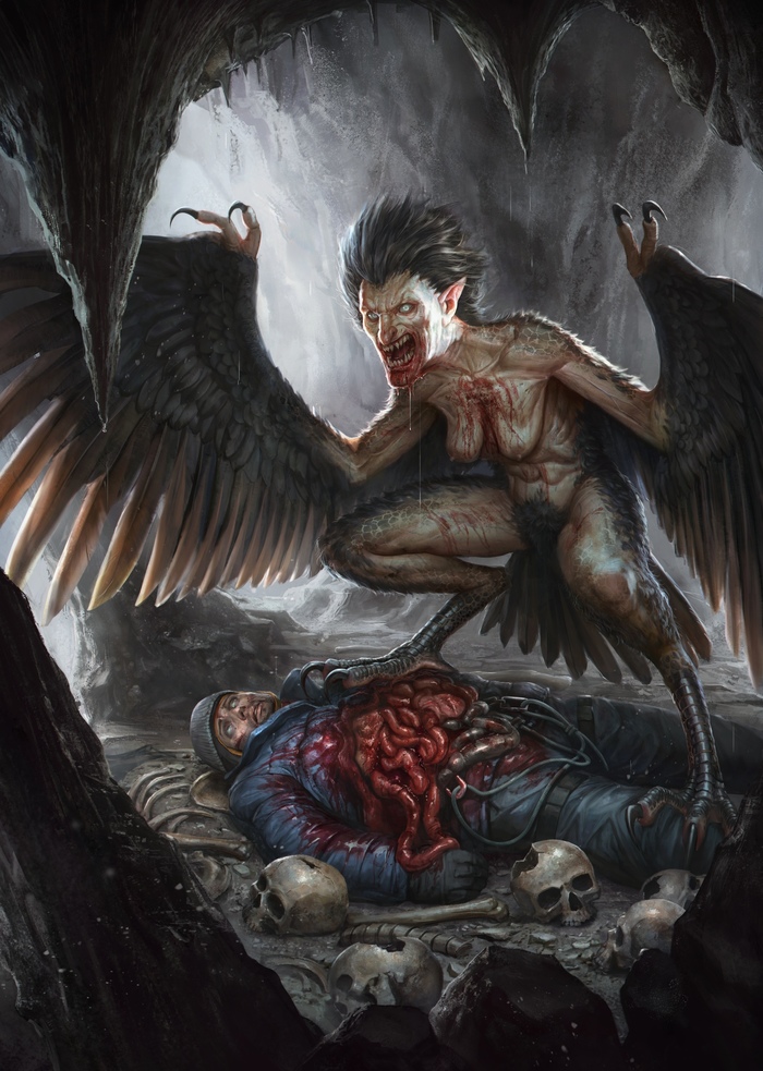 Картинки для альбом-проекта EVILBOOK (Часть3) Evilbook, Ужасы, Иллюстрации, Чудовища, Альбом, Картинки, Арт, Длиннопост